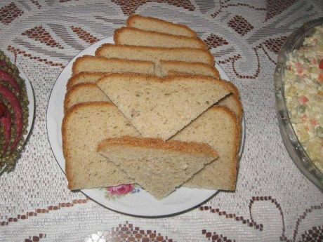 Przepis  czosnkowy chleb z automatu przepis