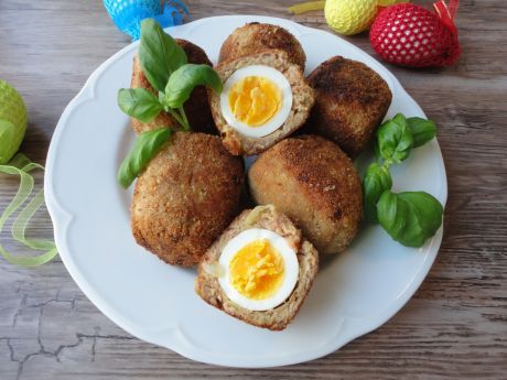Przepis  scotch eggs  jajka w mięsie przepis