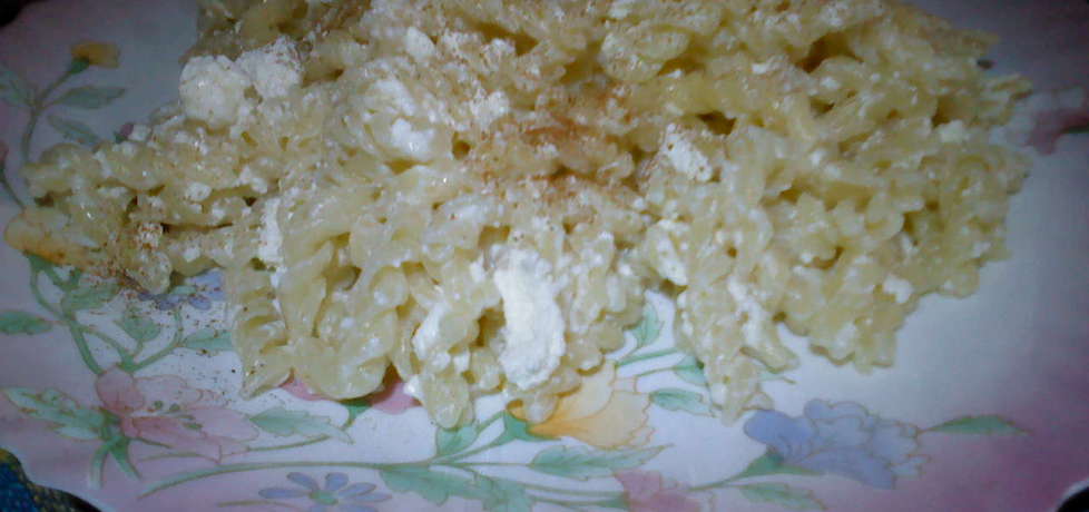 Makaron z białym serem (autor: ania2610)