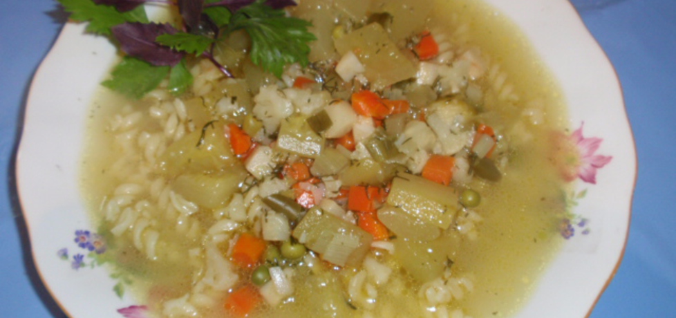 Zupa z zielonych ogórków z makaronem (autor: gosia56 ...