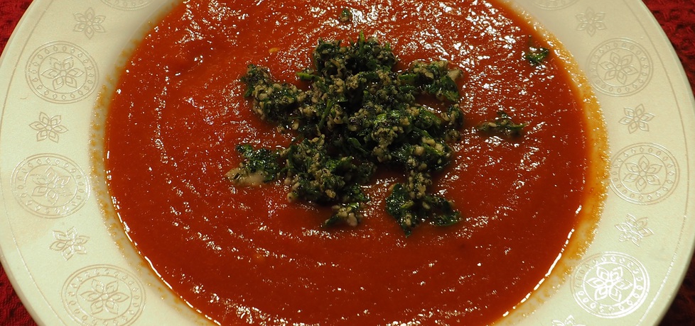 Zupa krem z papryki z pietruszkowym pesto (autor: mami93 ...