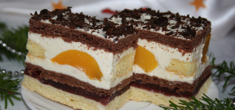 Ciasto z brzoskwiniami (autor: skotka)