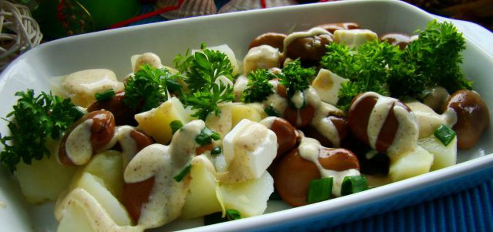 Sałatka z ziemniaków i bobu (autor: iwa643)