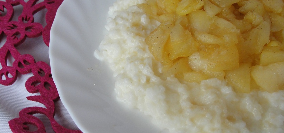 Jabłka z ryżem na mleku kokosowym (autor: alaaa ...