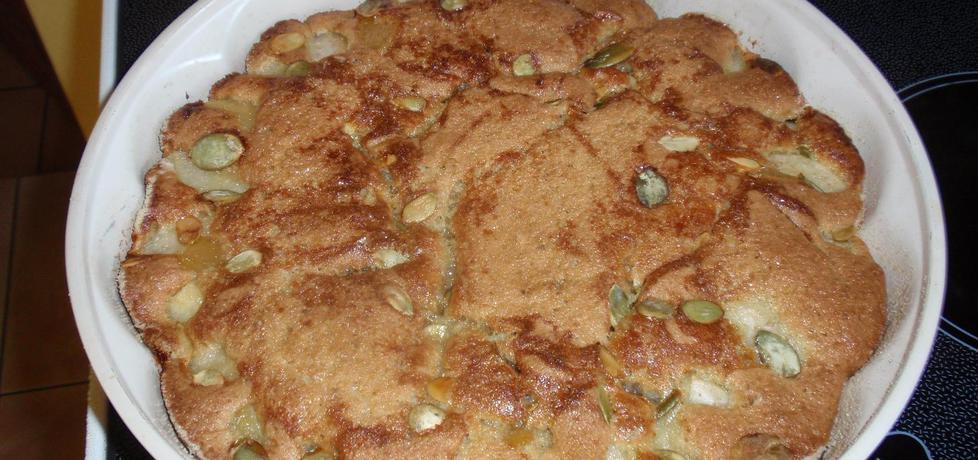 Ciasto z gruszkami z mąki dyniowej (autor: krakowianka ...