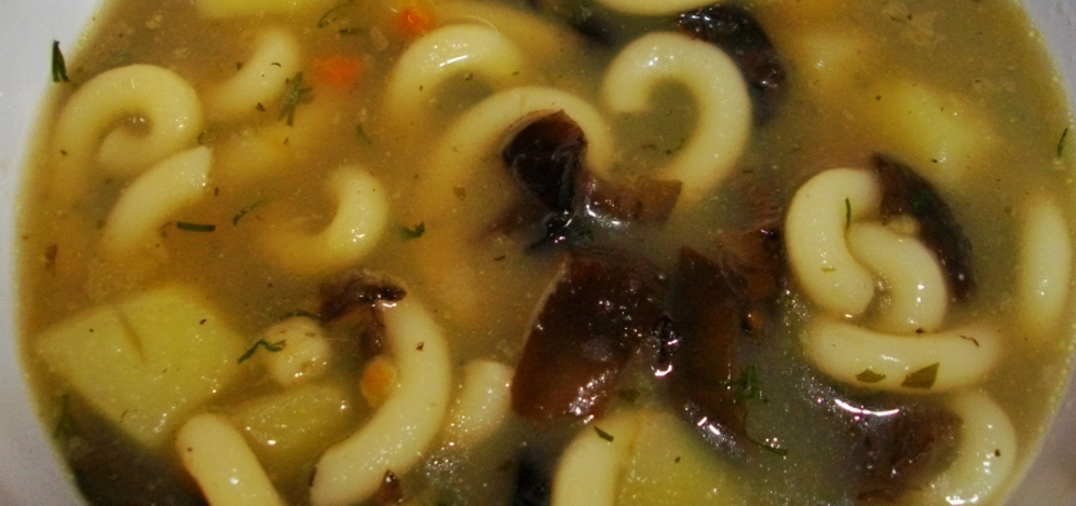 Zupa grzybowa z opieńkami i makaronem (autor: habibi ...
