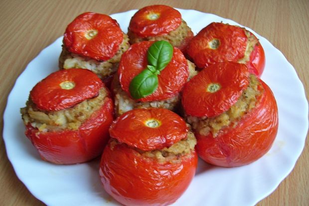 Przepis  pomidory nadziewane ryżem z kapustą przepis