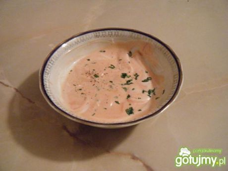 Przepis  sos jogurtowo-pomidorowy z jabłkami przepis