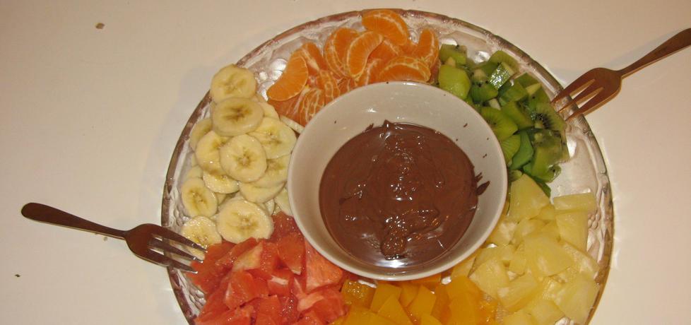 Świeże owoce w czekoladzie (autor: tomasz17)