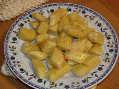 Kopytka z ziemniaków i marchewki
