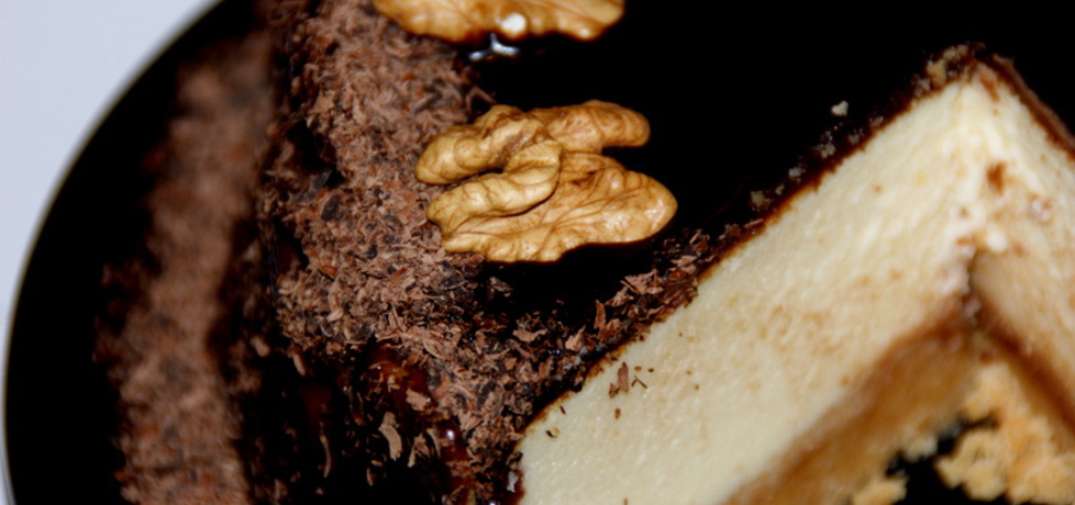 Serniczek z polewą czekoladową. (autor: kejti)