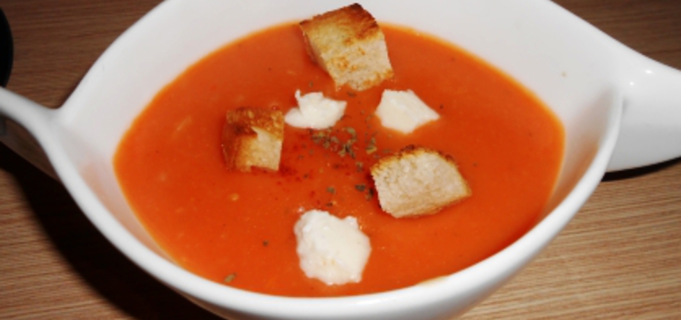 Zupa krem pomidorowa z mozarellą (autor: smile)