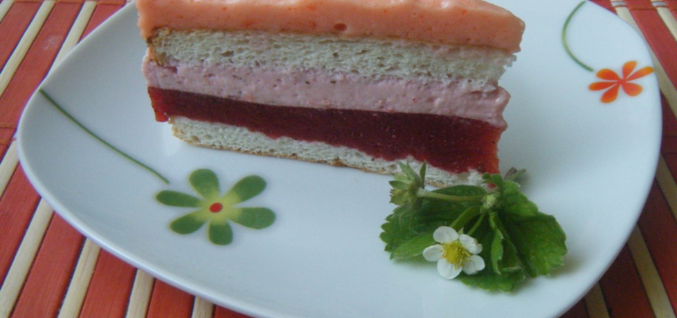 Ciasto z musem truskawkowym i galaretką (autor: renatazet ...