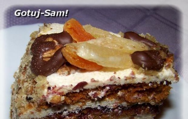 Przepis  tort miodowo-marchewkowy z kaszką przepis