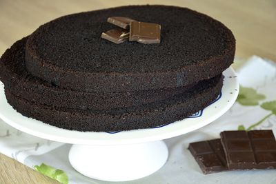 Biszkopt brownie na tort