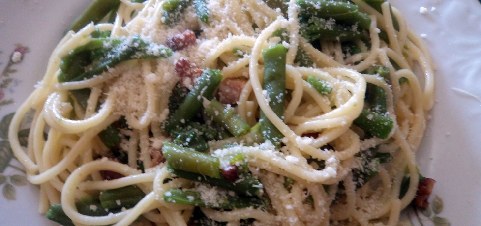 Spaghetti z zieloną fasolką (autor: adagaba)