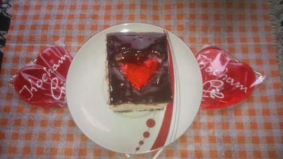 Walentynkowe ciasto dla zakochanych