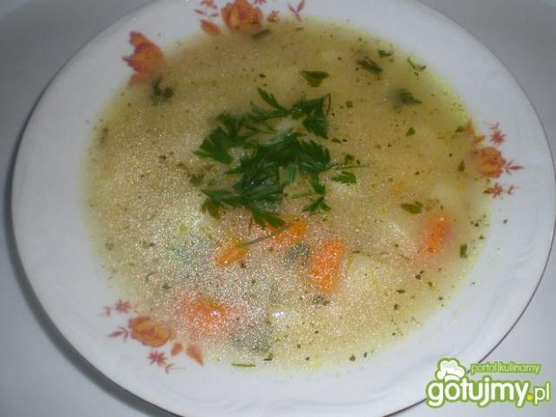 Przepis  zupa cebulowa z ziemniaczkami przepis