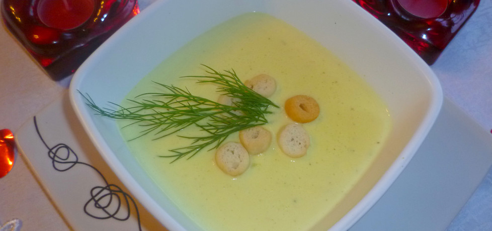 Serowa zupa krem z grzankami (autor: marta-ryzek