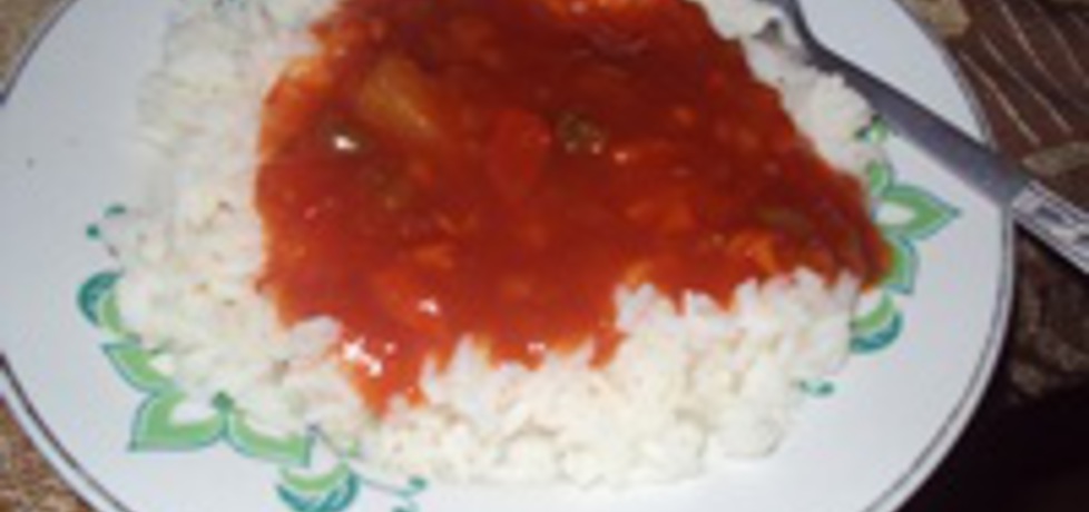 Ryz z sosem słodko kwasnym (autor: pegaz)