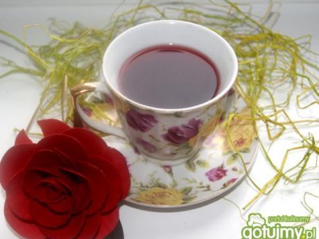 Przepis  herbata różano-hibiskusowa przepis
