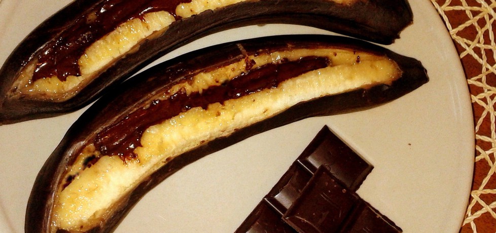 Zapiekane banany z czekoladą (autor: aliss06)