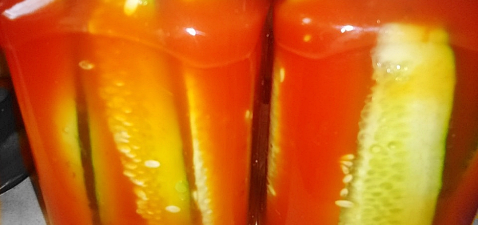 Ogórki w słodkiej marynacie pomidorowej (autor: habibi ...