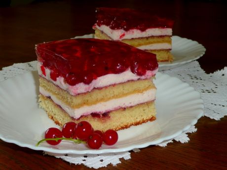 Przepis  ciasto z czerwonymi porzeczkami przepis