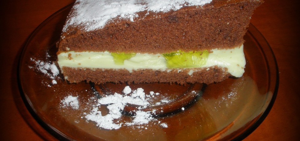Czekoladowe ciasto z masą agrestową (autor: pyszota ...