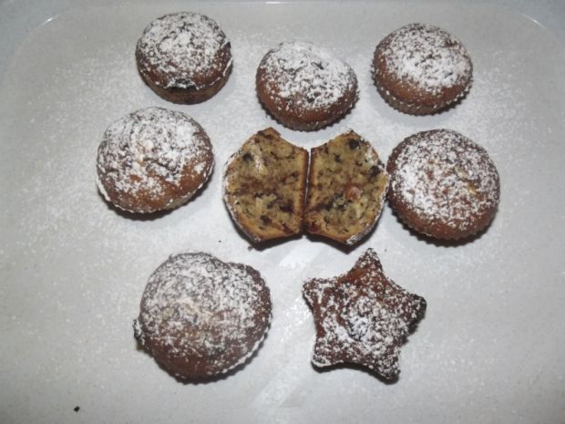 Przepis  muffinki czekoladowo orzechowe przepis