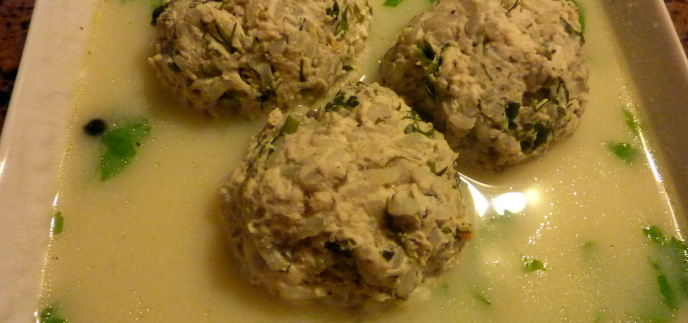 Grecka zupa cytrynowa z kulkami mięsnymi (autor: aisoglam ...