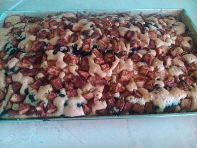 Ciasto piaskowe z owocami