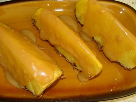 Przepis  ananas w sosie krówkowym przepis