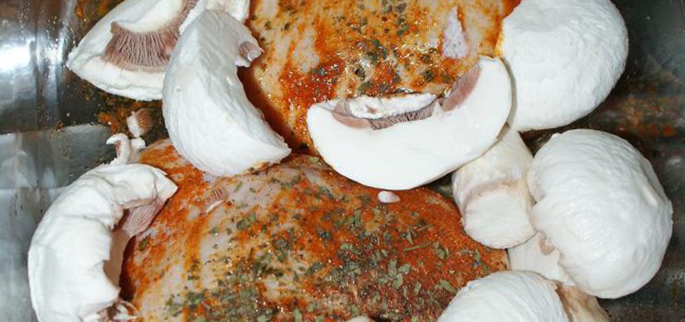 Udka kurczaka pieczone z pieczarkami (autor: magdalea ...