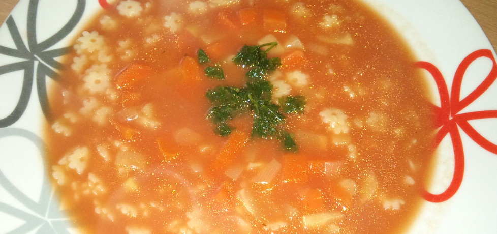 Pomidorowa z soku z gwiazdkami (autor: alexm)