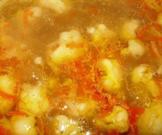 Zupa kalafiorowa  przepis kulinarny