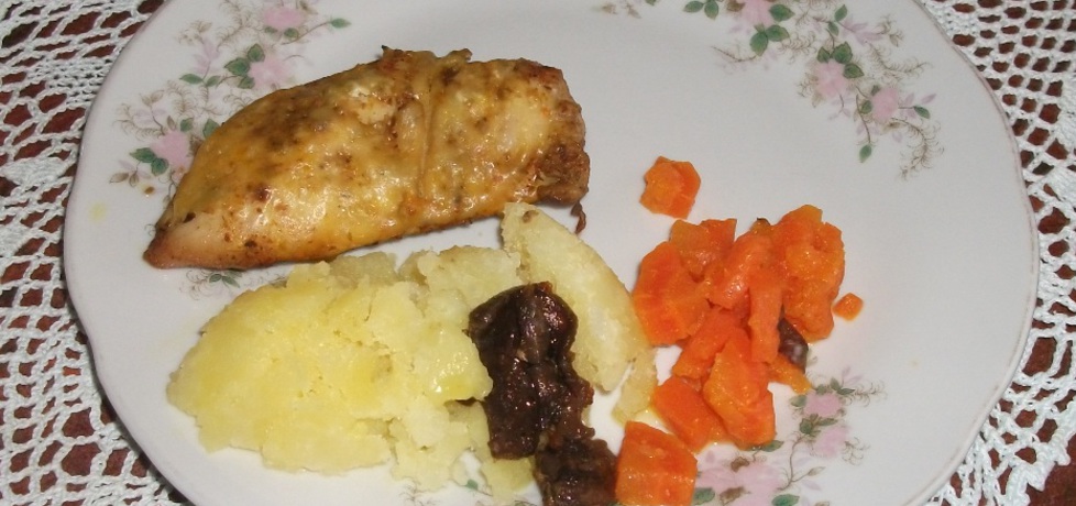 Filet z kurczaka z serem i pieczarkami (autor: magdalenamadija ...