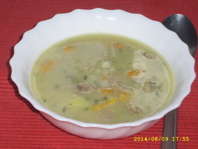 Zupa z żołądków drobiowych