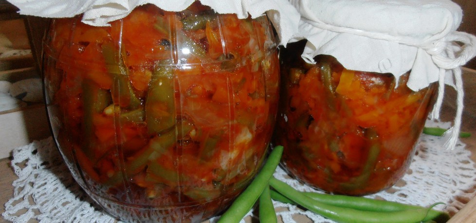 Sałatka z fasolki szparagowej z marchewką i cebulą (autor: 2milutka ...