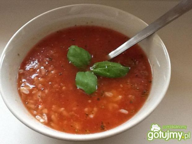 Przepis  dietetyczna zupka pomidorowa przepis