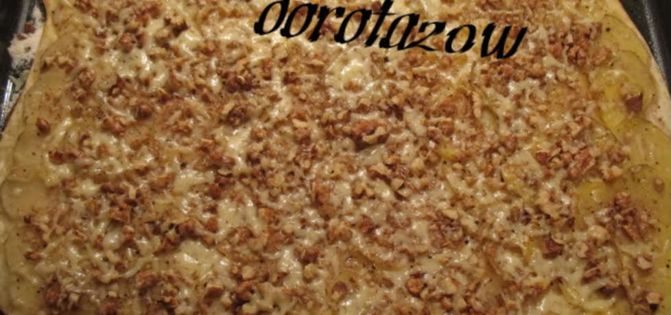 Pizza ziemniaczano-orzechowa (autor: dorota20w)