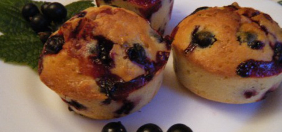Muffinki z czarną porzeczką (autor: renatazet)