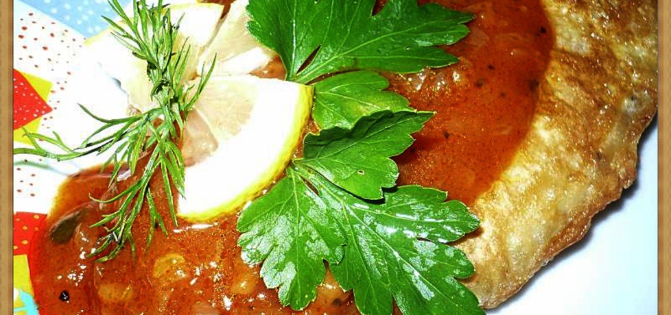 Ryba w sosie pomidorowym z cytryną (autor: marta1986 ...
