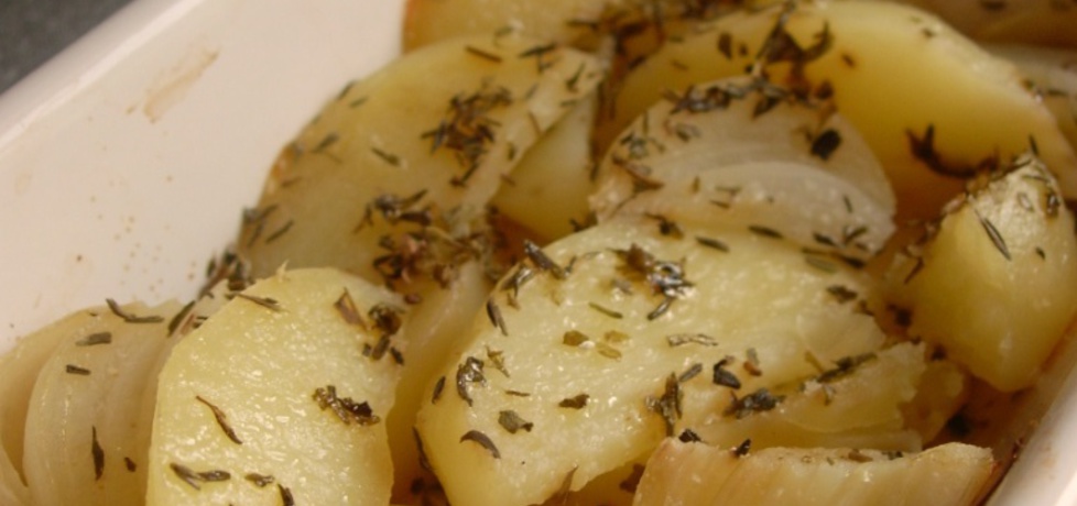 Ziemniaki pieczone z cebulką (autor: martynia6)