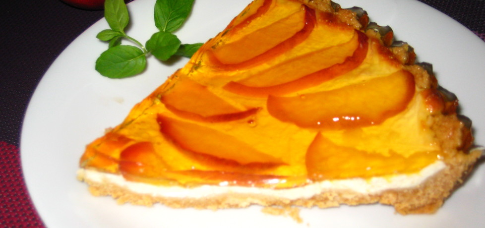 Tarta serowa z nektarynkami i galaretką (autor: docherro ...