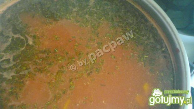 Przepis  zupa piekielnie pomidorowa przepis