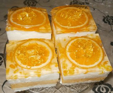 Ciasto pomarańczowe bez pieczenia