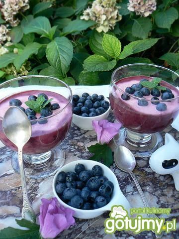 Przepis  jogurt jagodowo malinowy przepis