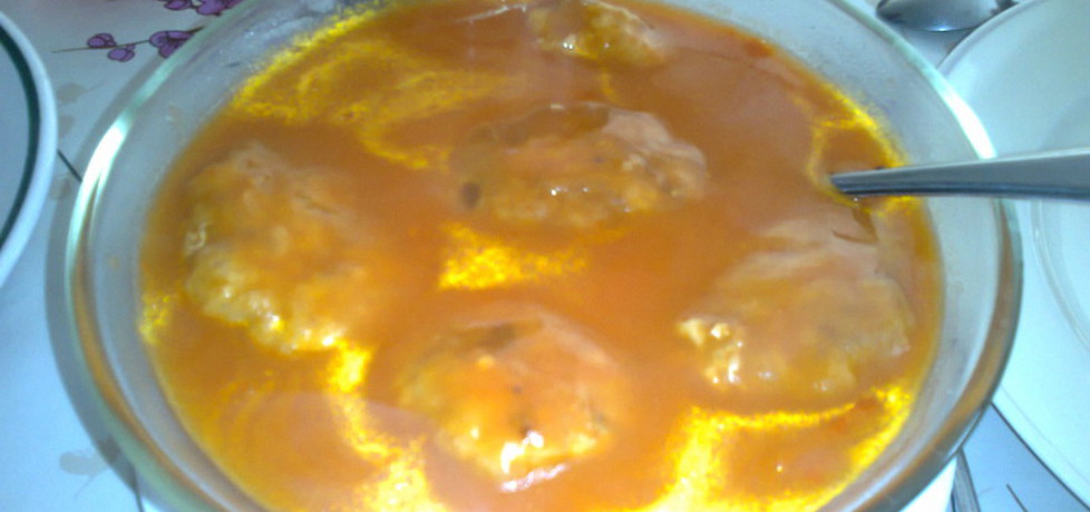 Pulpeciki z mięsa mielonego wieprzowego z dodatkiem sosu ...