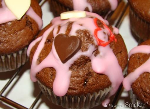 Walentynkowe muffiny czekoladowe*